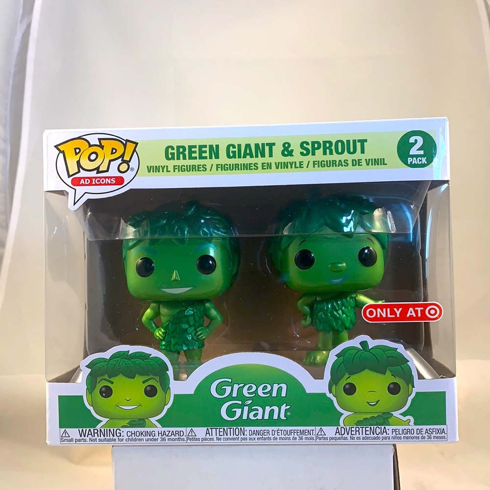 Funko Pop Ad Icons Green Giant & Sprout Metallic
